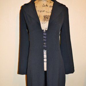 Corset Detail Long Jacket- NWOT